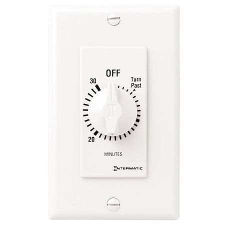 Intermatic Intermatic Indoor Spring Wound Timer 277 V White SW30MWK